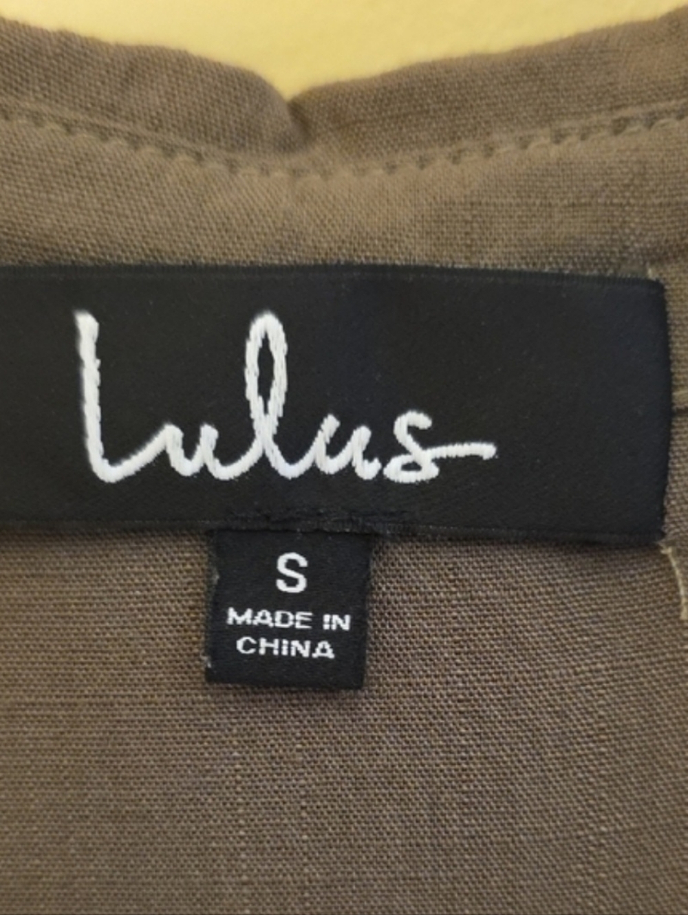 Olive Green Utility Safari Jumpsuit w/Front Pockets, Cinched Drawstring, Chic - Picture 6 of 16